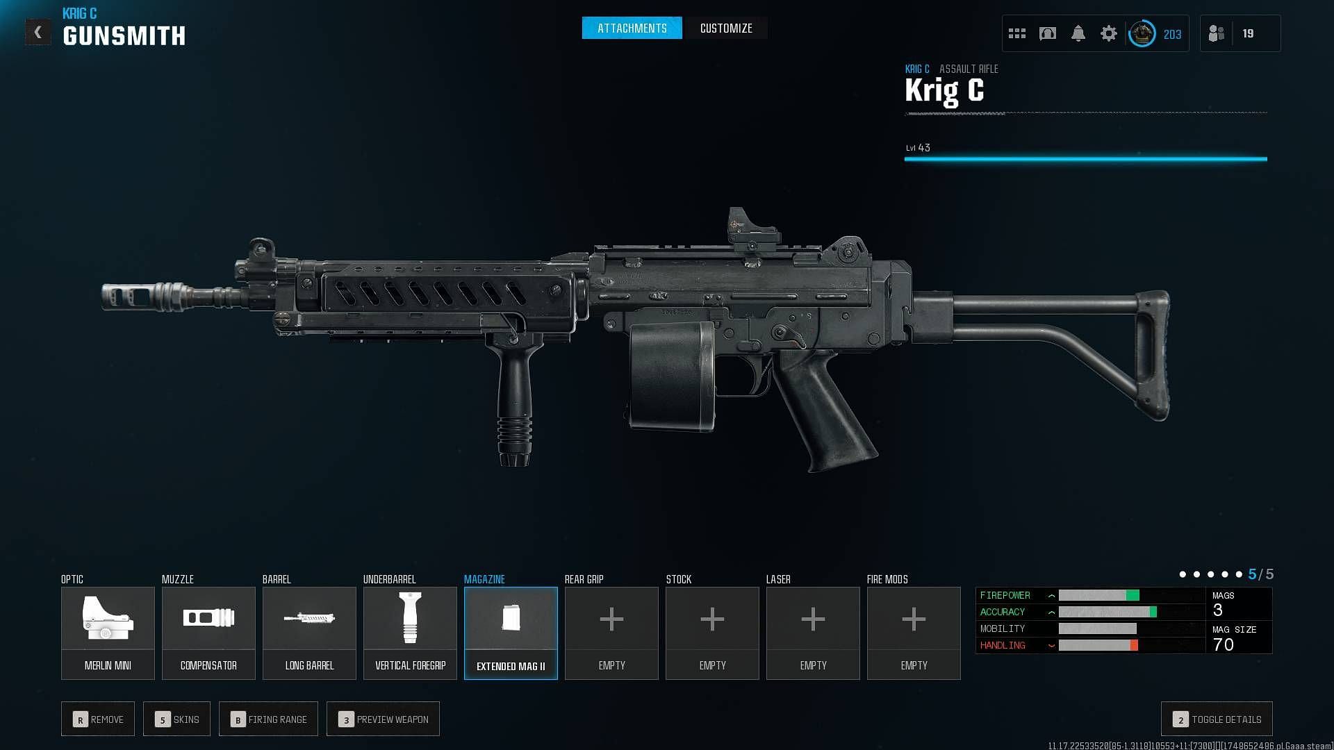 Krig-C is the best long-range loadout to use in Warzone Season 4(Image via Activision)